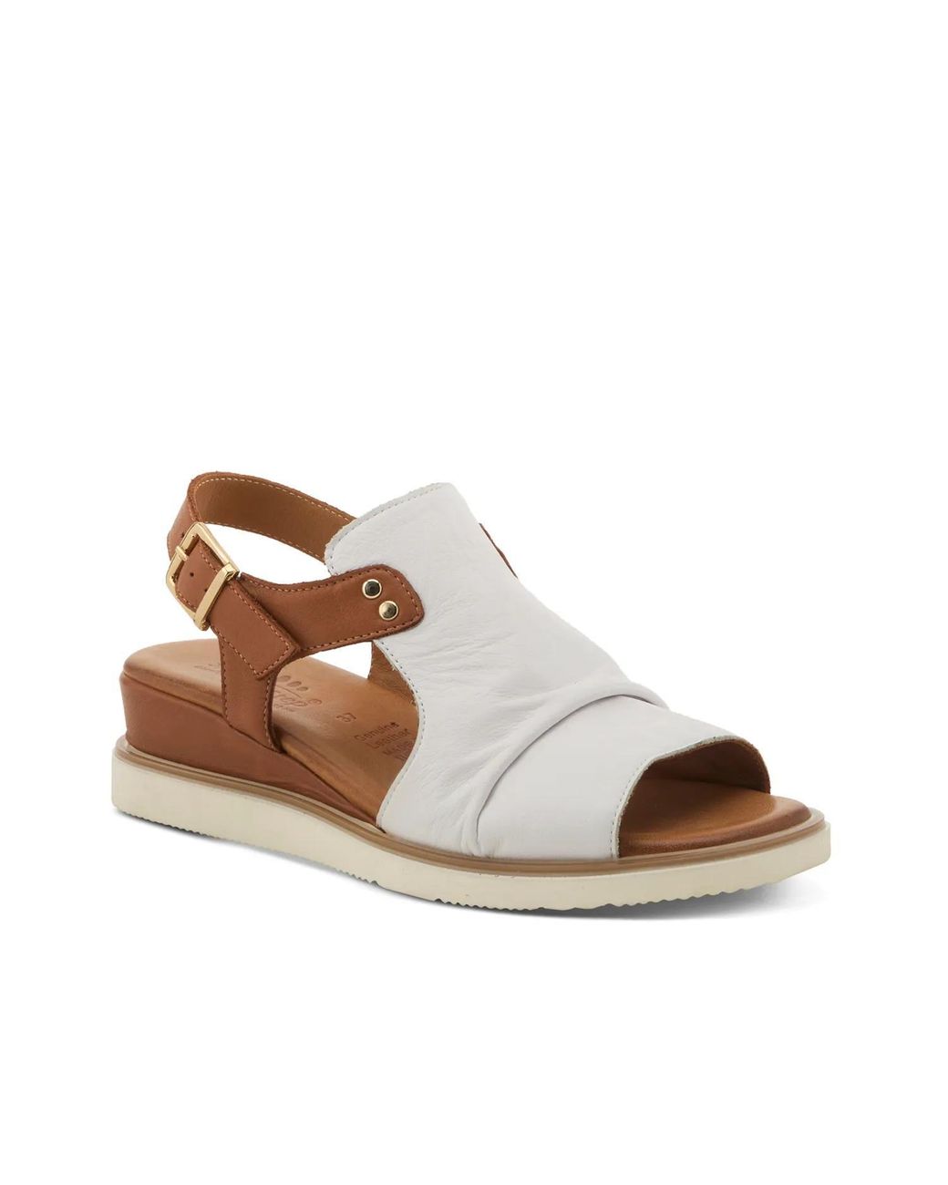 Spring Step Brown Locals Wedge Sandal