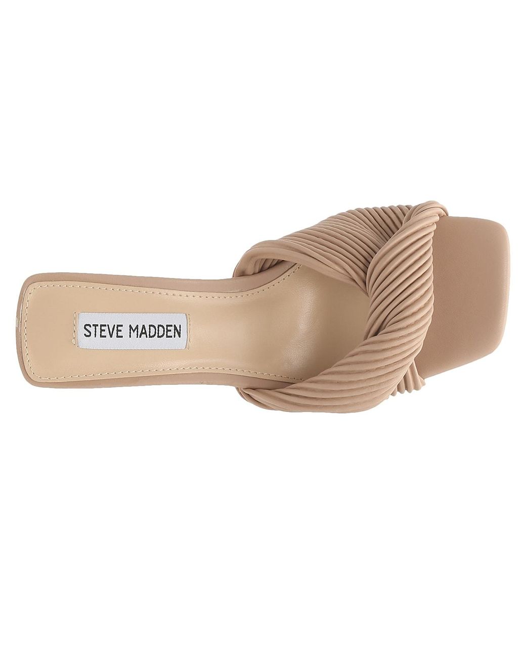 Steve Madden Evela Sandal in Natural | Lyst