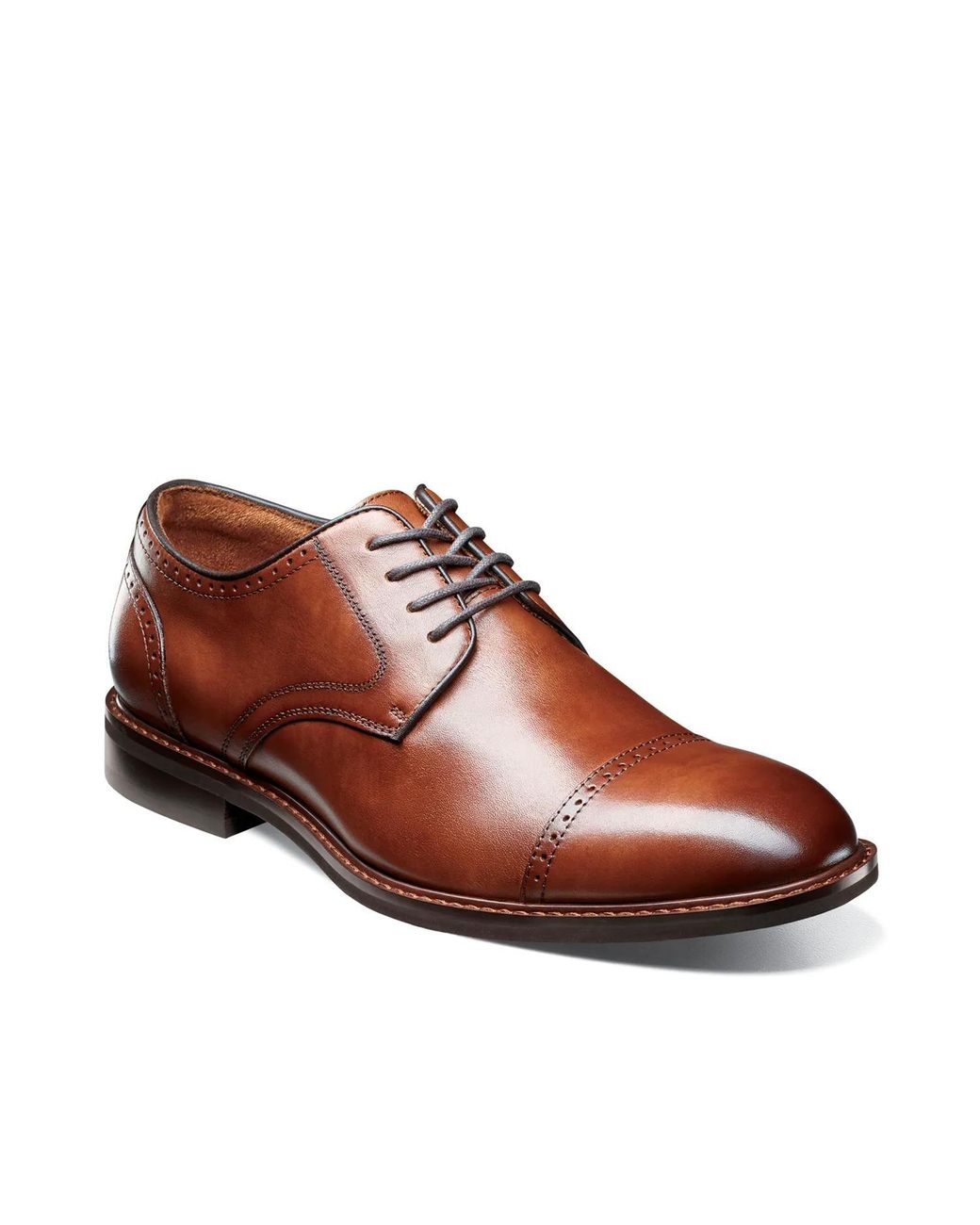 Stacy Adams Brown Bailey Cap Toe Oxford for men