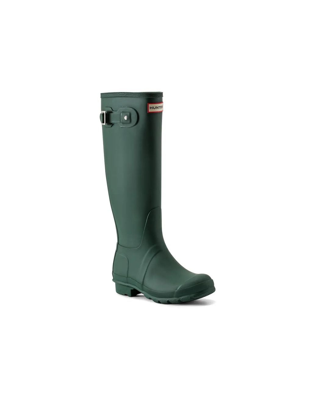 Hunter Green Original Back Adjustable Tall Rain Boot