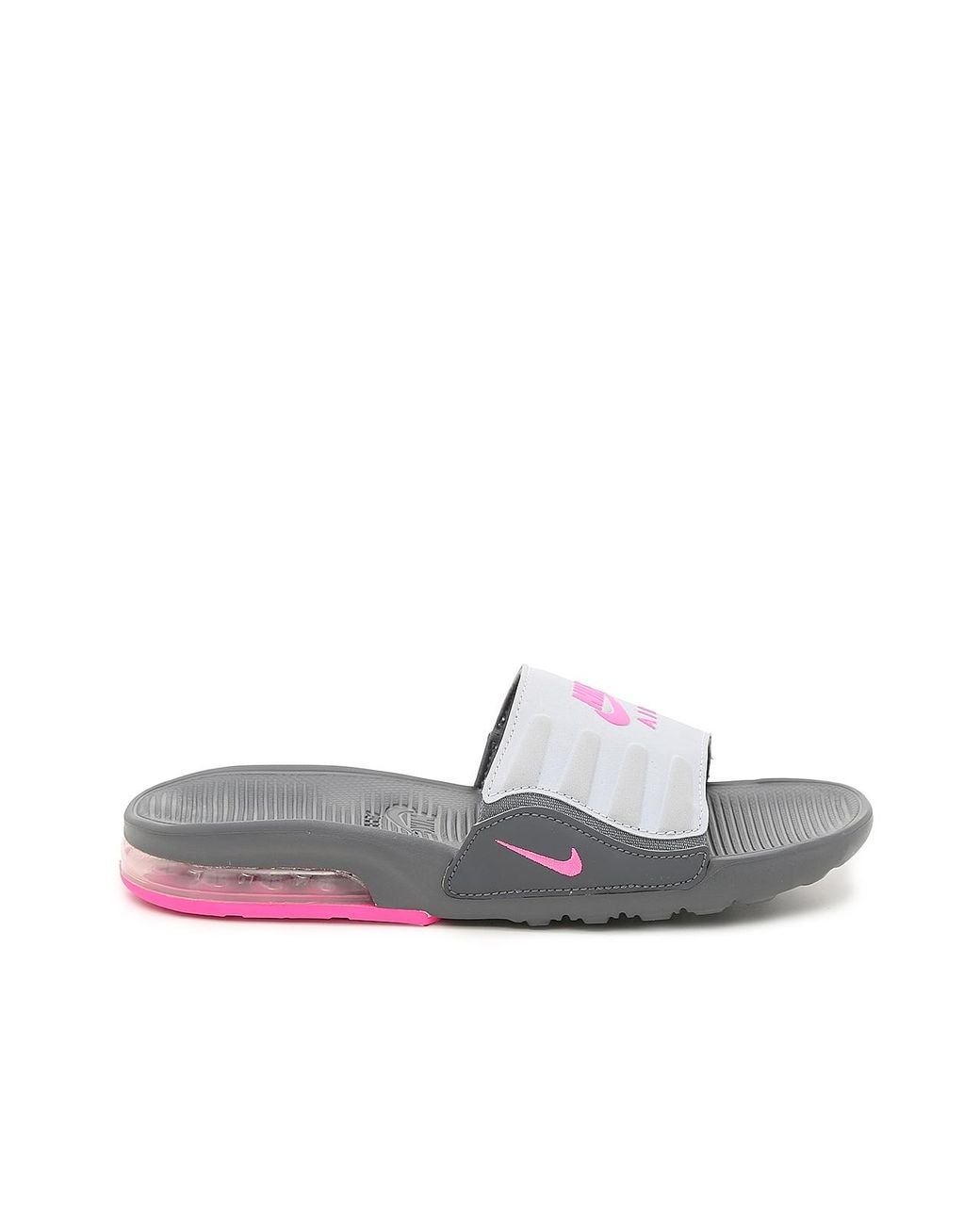 Nike Max Camden Sandals in Grey/Pink (Gray)