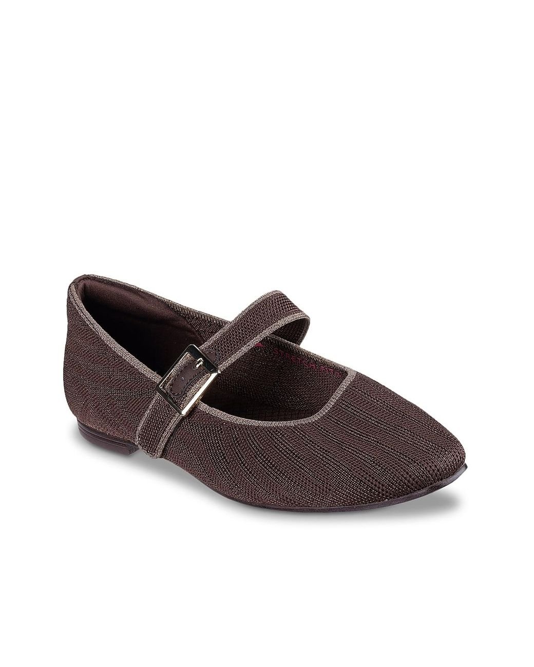 Skechers Cleo Snip Glamorous Mary Jane Flat in Brown Lyst