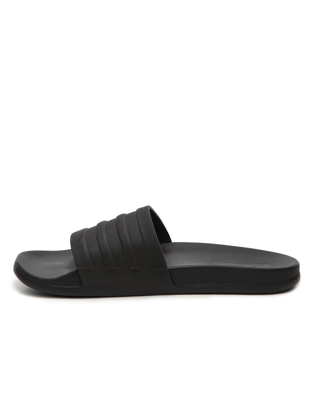 adidas men's adilette cloudfoam  slide sandal