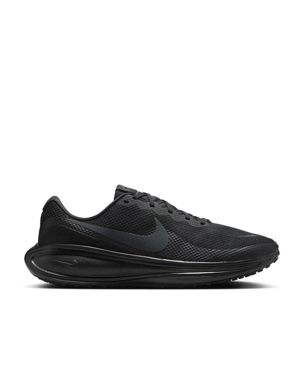 Nike Black Wide Width Revolution Running Shoe for men
