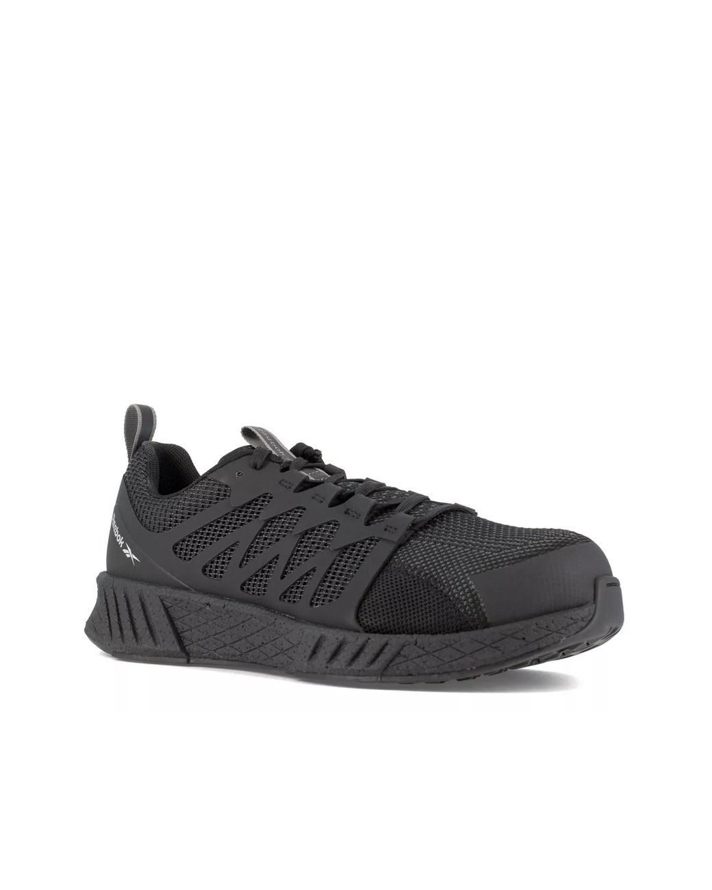Reebok Black Fusion Flexweave Composite Toe Work Sneaker