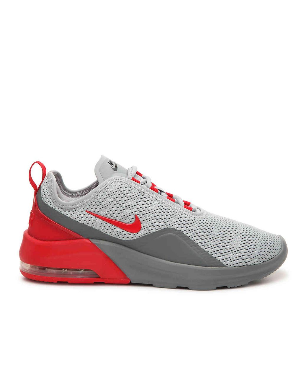 Nike Synthetic Air Max Motion 2 Sneaker in Grey/Red (Gray) for Men | Lyst