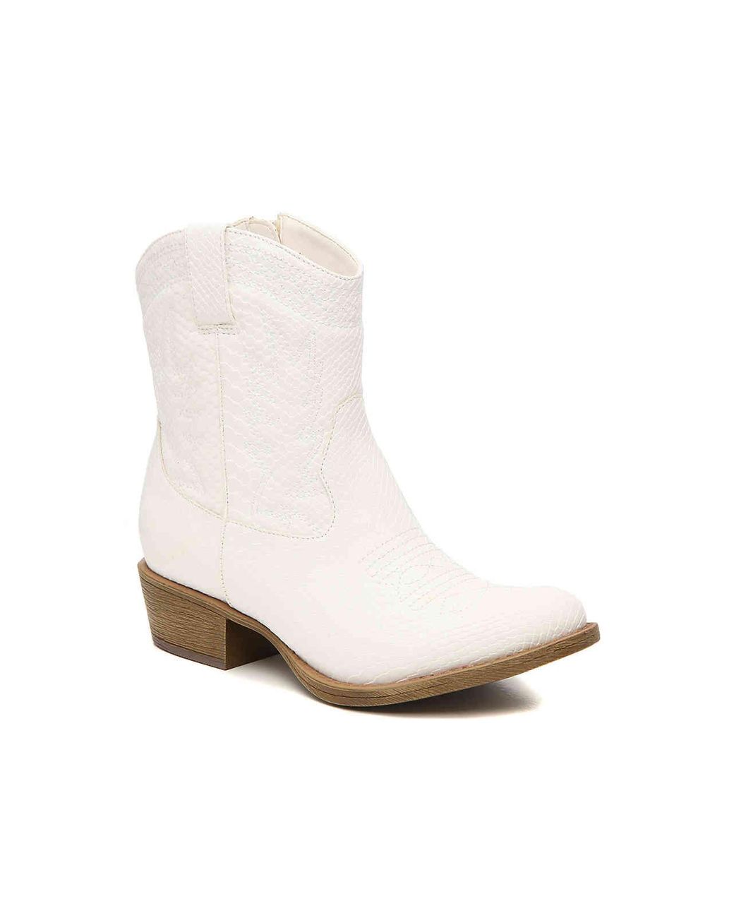 Coconuts Pistol Cowboy Boot in White Snake Print (White) Lyst