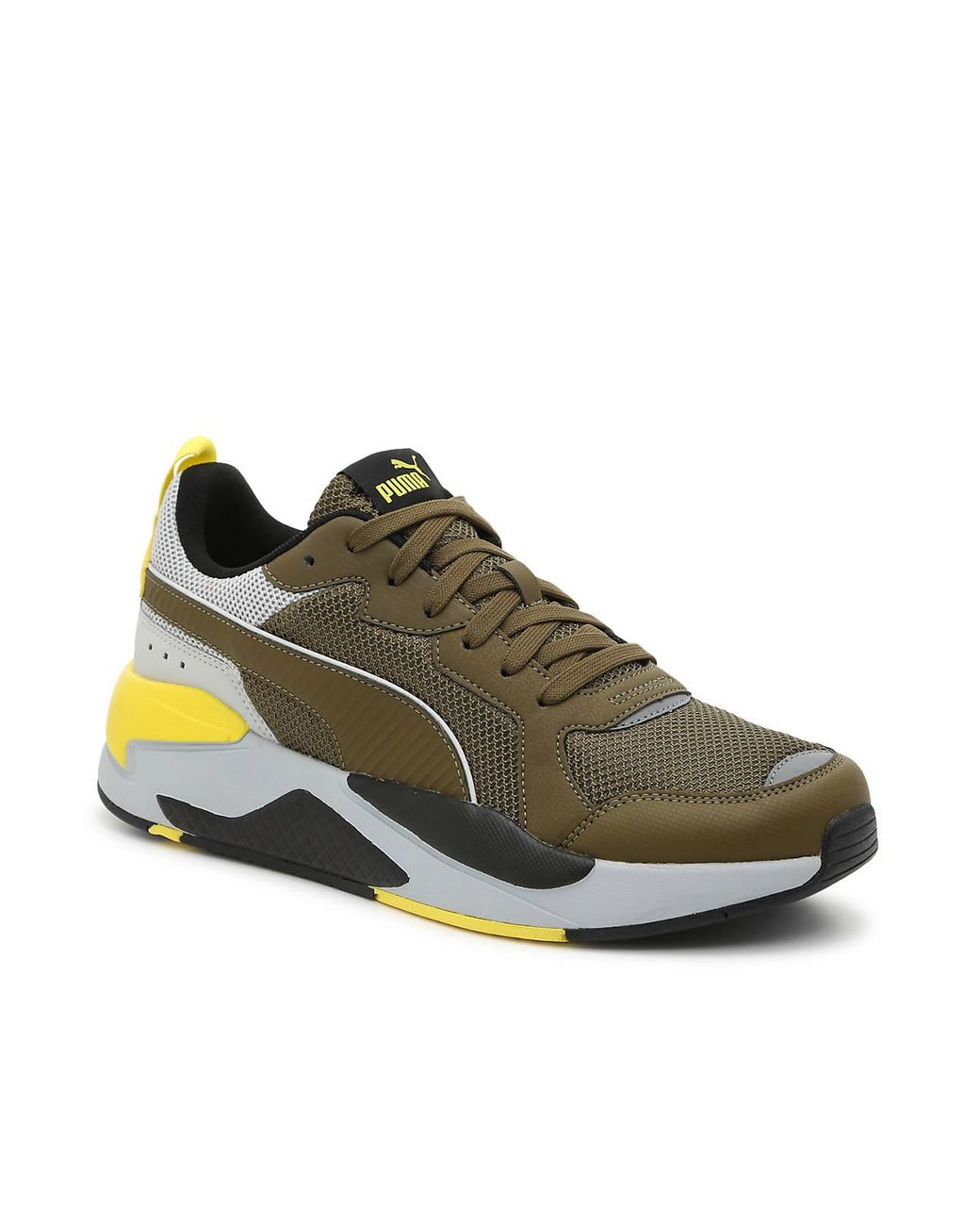 PUMA X-ray Sneaker in Olive Green/Grey/Yellow (Green) for Men | Lyst