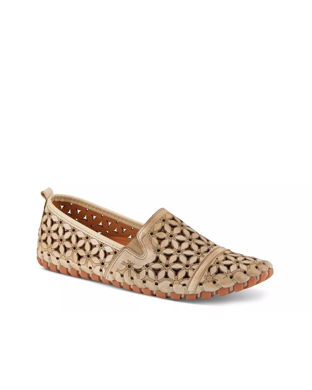 Spring Step Brown Flowerflow Loafer