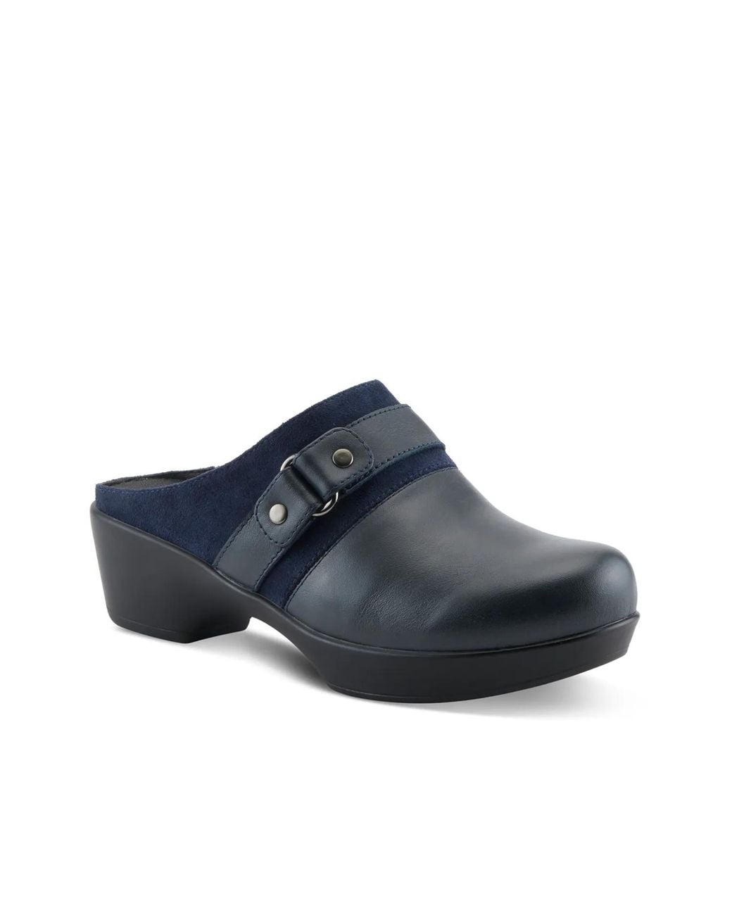 Spring Step Blue Cimika Mule
