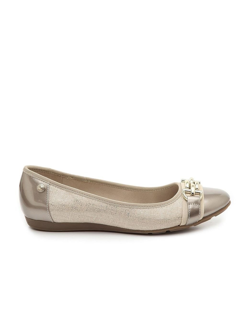 Anne Klein Sport Alexa Ballet Flat in Natural Lyst