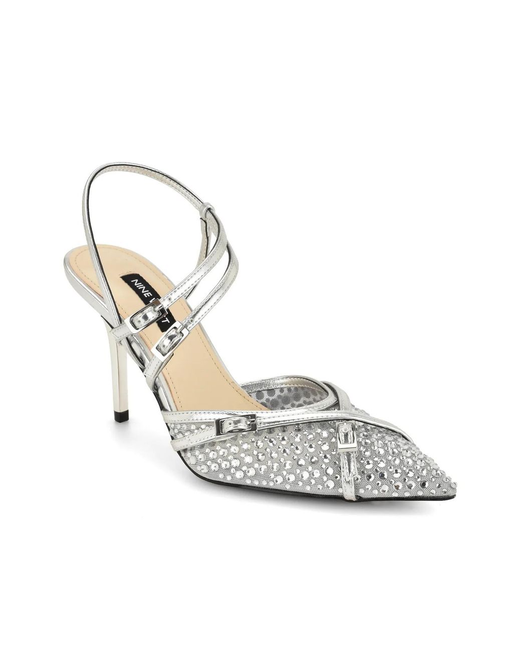 Nine West White Pertee Pump