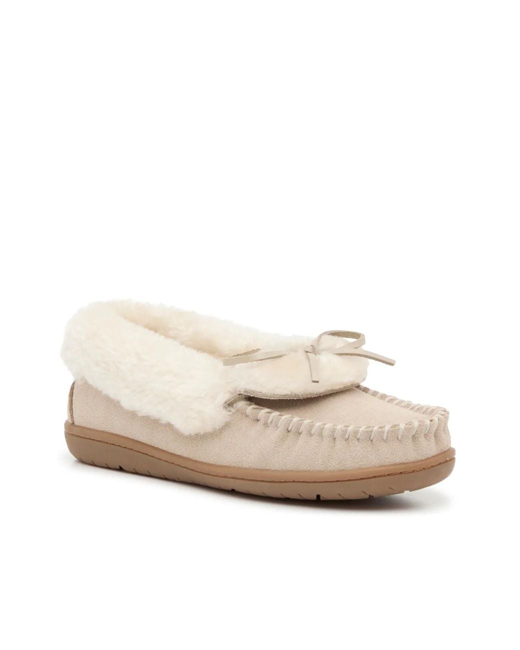 Minnetonka White Tami Ii Slipper