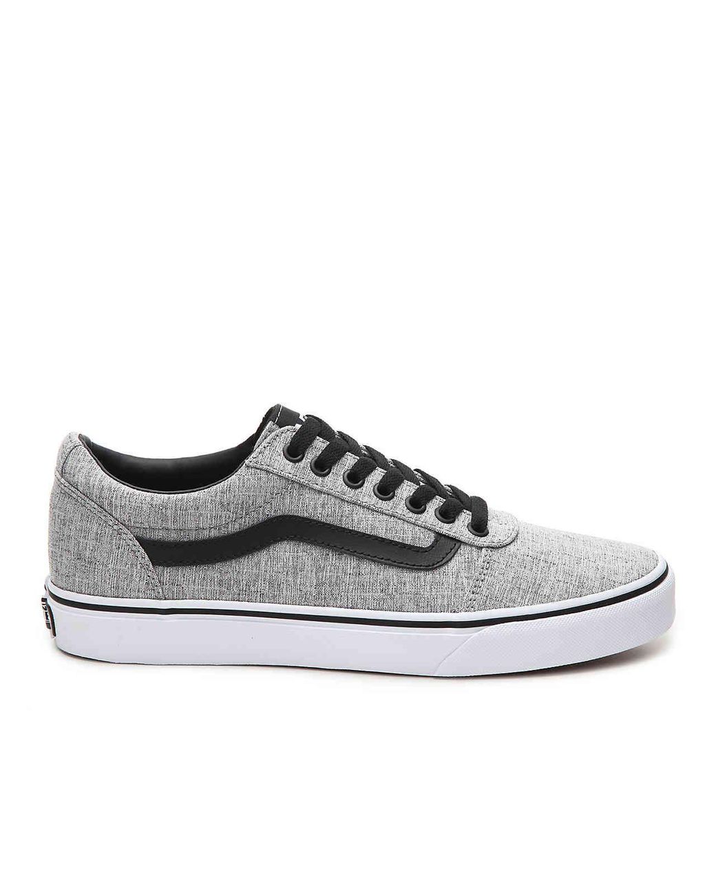 Vans Ward Lo Canvas Sneaker in Grey (Gray) for Men | Lyst