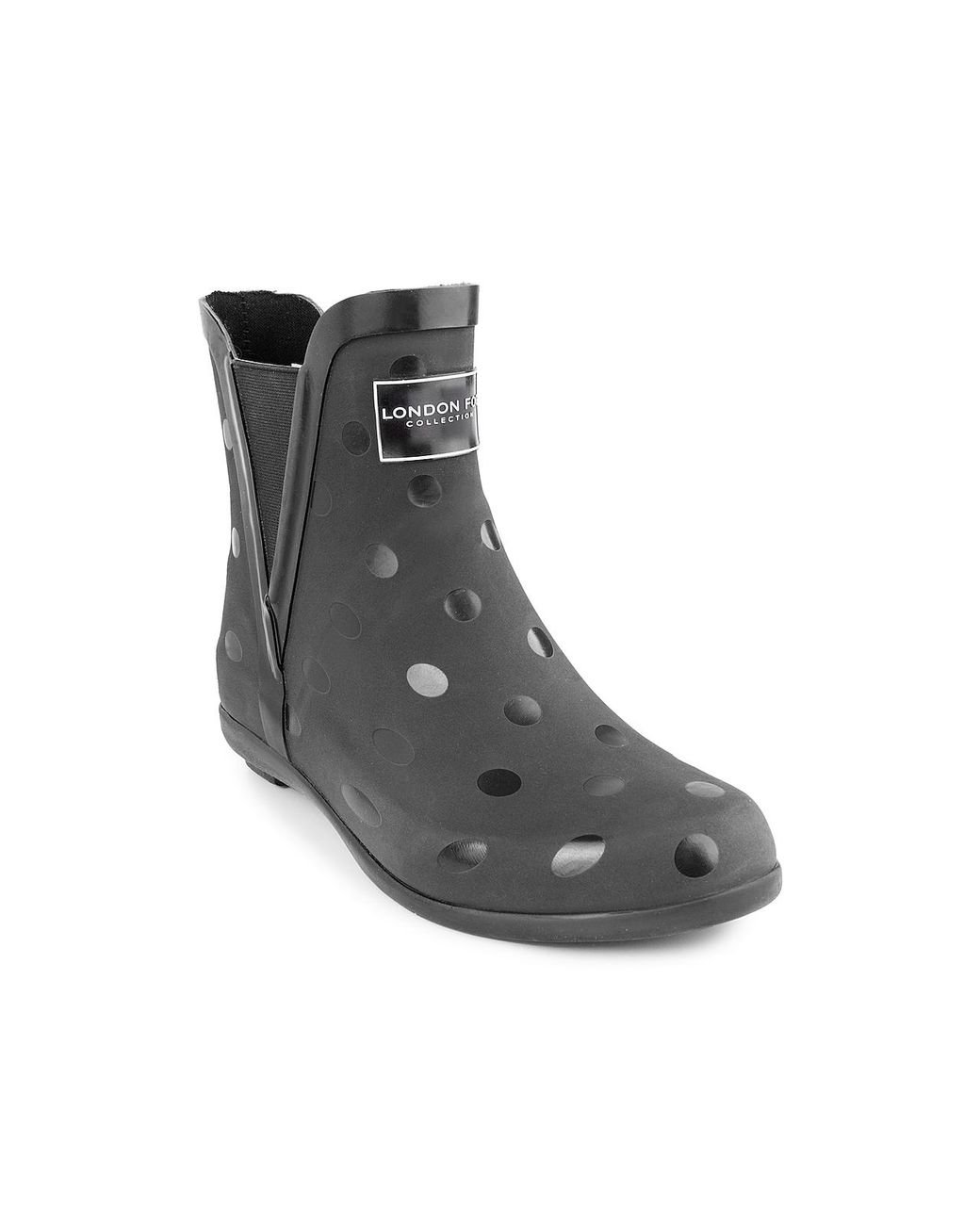 London fog piccadilly women's 2025 chelsea waterproof rain boots