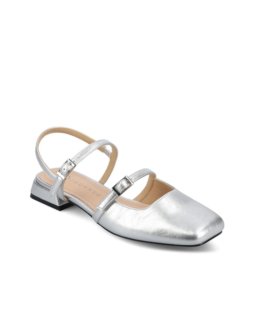 Journee Collection Black Gretchenn Flat