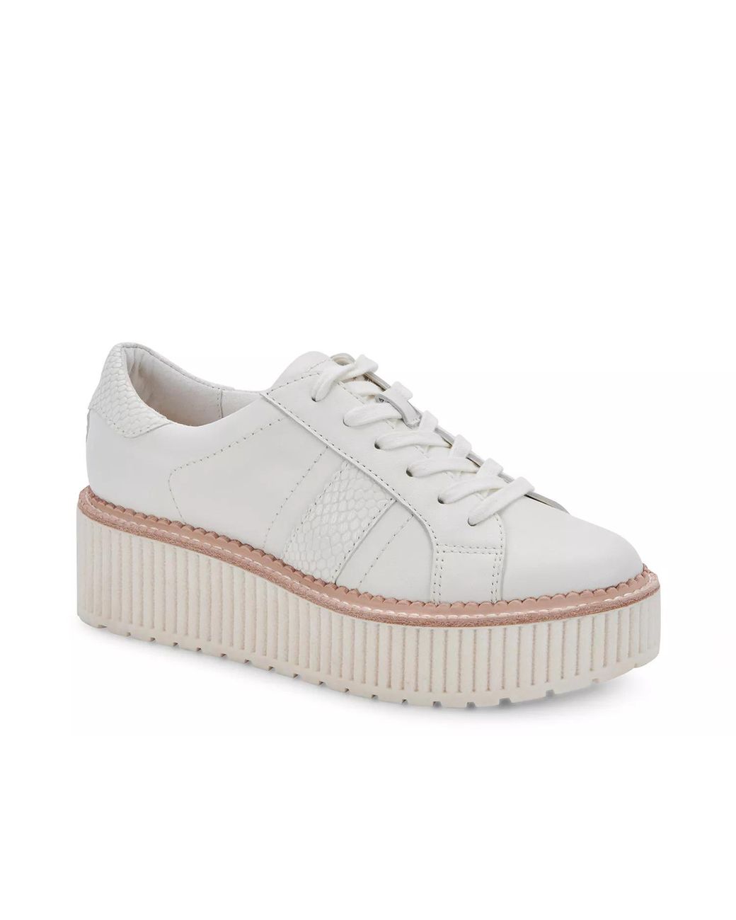 Dolce Vita White Tiger Platform Sneaker