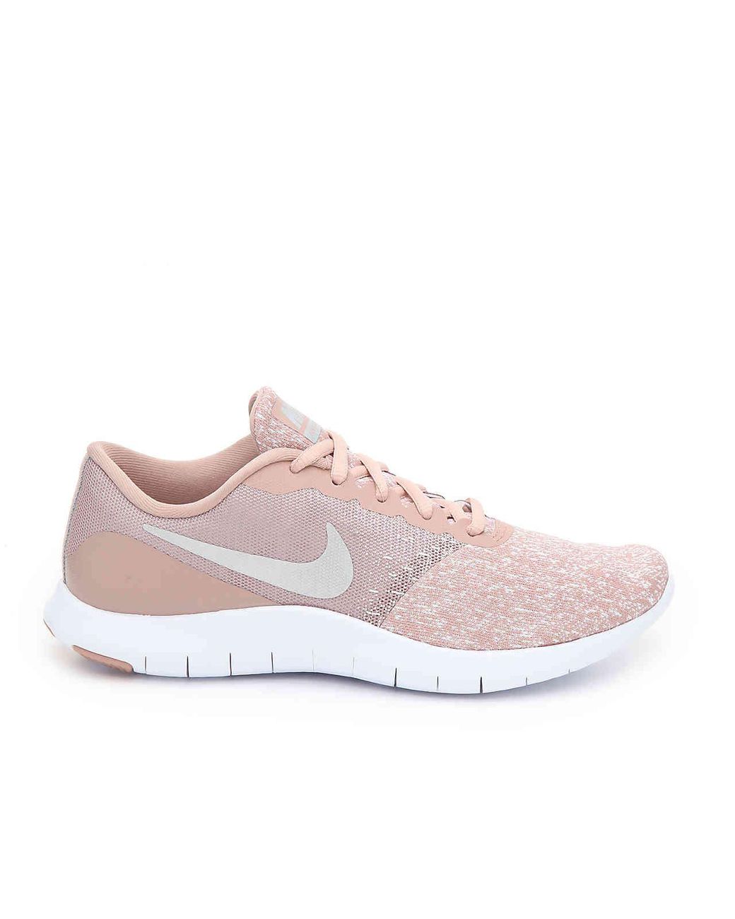 Nike Flex Contact Lightweight Running Shoe in Pink | Lyst