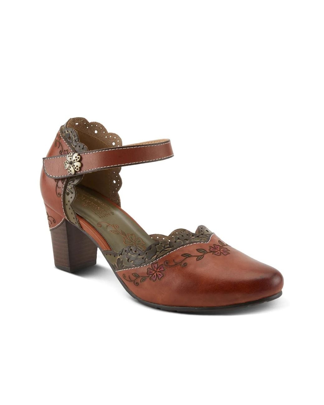 L'ARTISTE Brown Sayyes Pump
