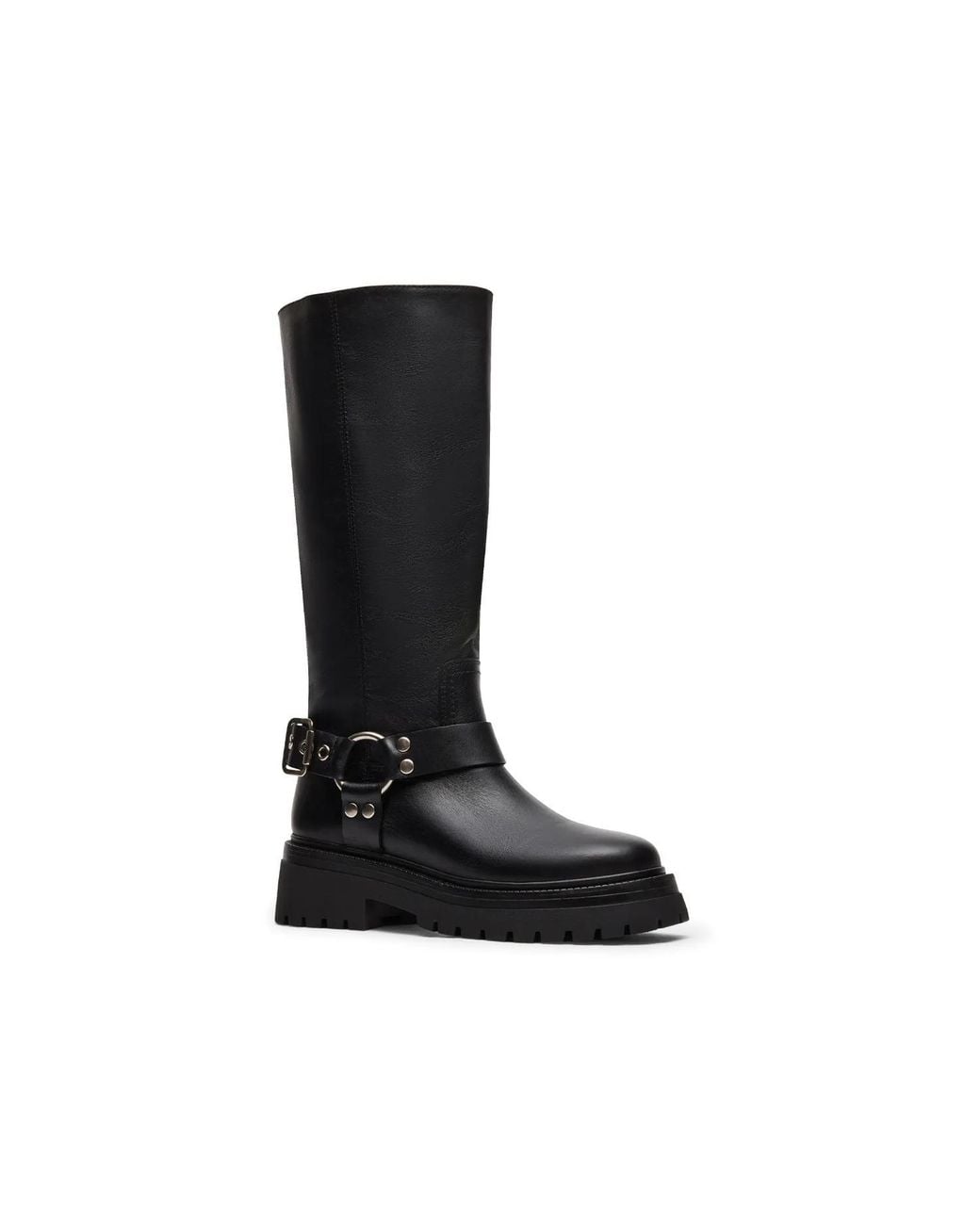 Steve Madden Black Everest Moto Boot