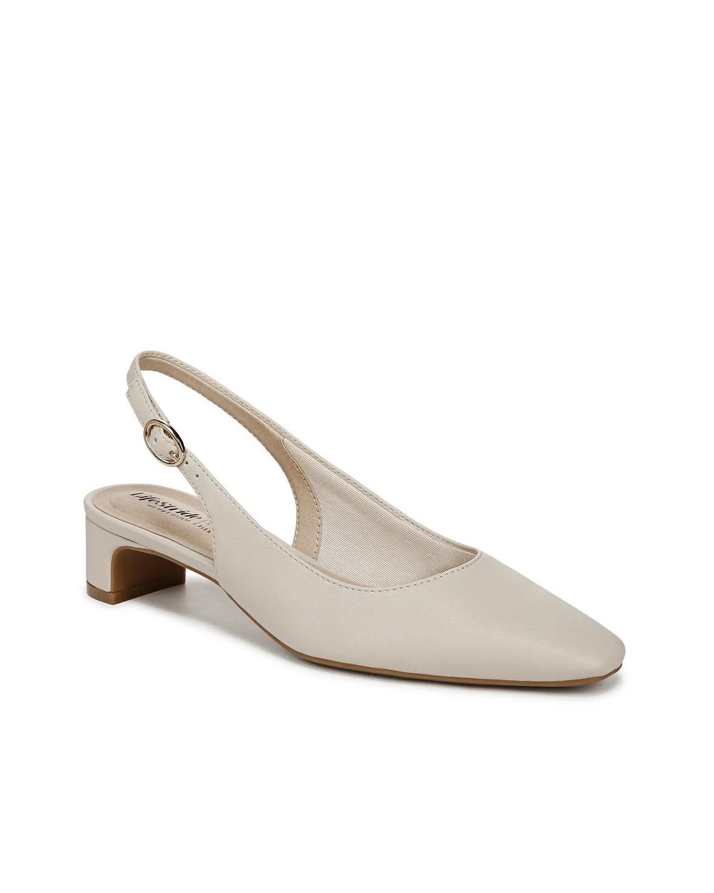 LifeStride White Lorena Pump