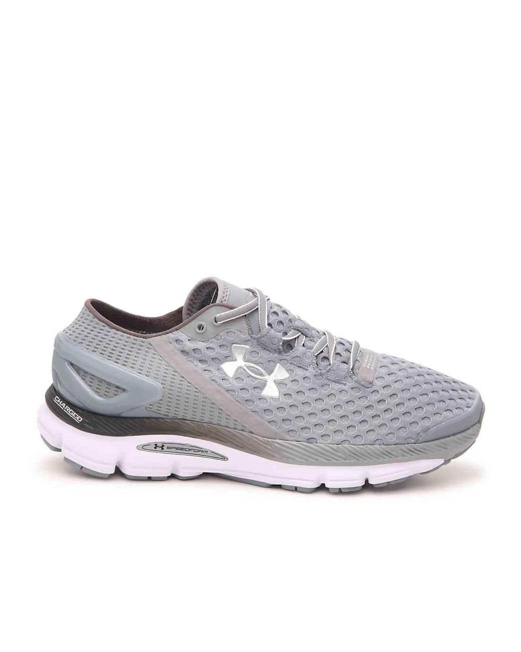 Under Armour Synthetic Speedform Gemini 2 Lightweight Running Shoe in  Grey/White (Gray) for Men | Lyst