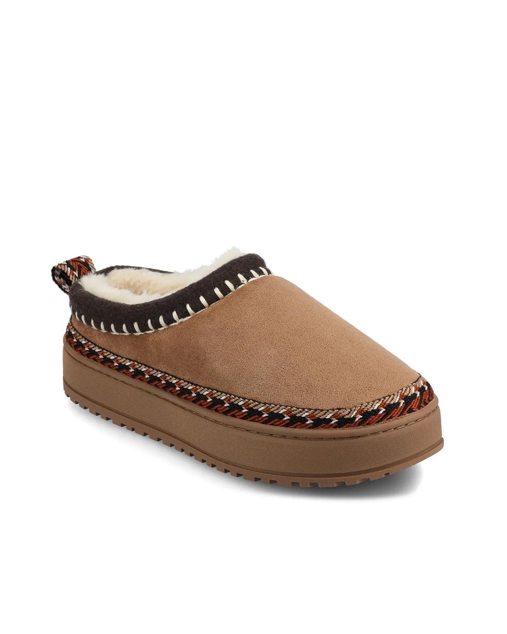 Journee Collection Brown Tarika Platform Slipper