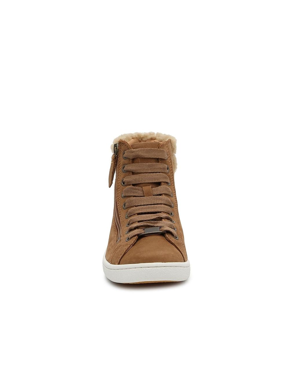 UGG Leather Olive High-top Sneaker in Brown | Lyst