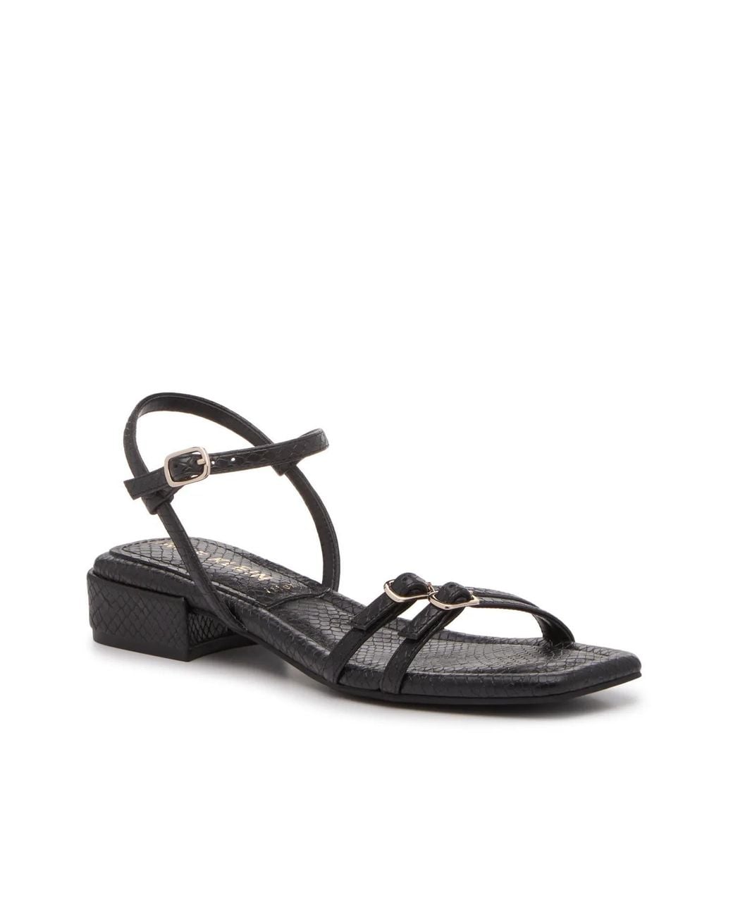 Anne Klein Black Legend Sandal