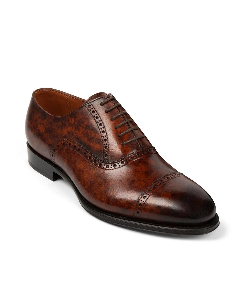 Anthony Veer Brown Windsor Cap Toe Oxford for men