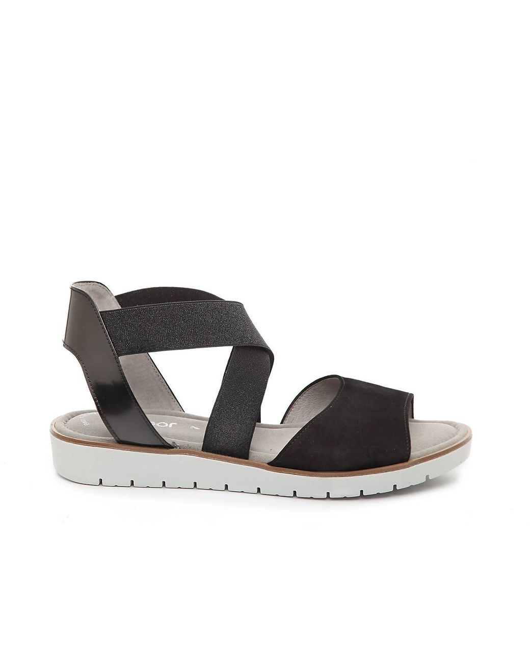 gabor navy wedge sandals