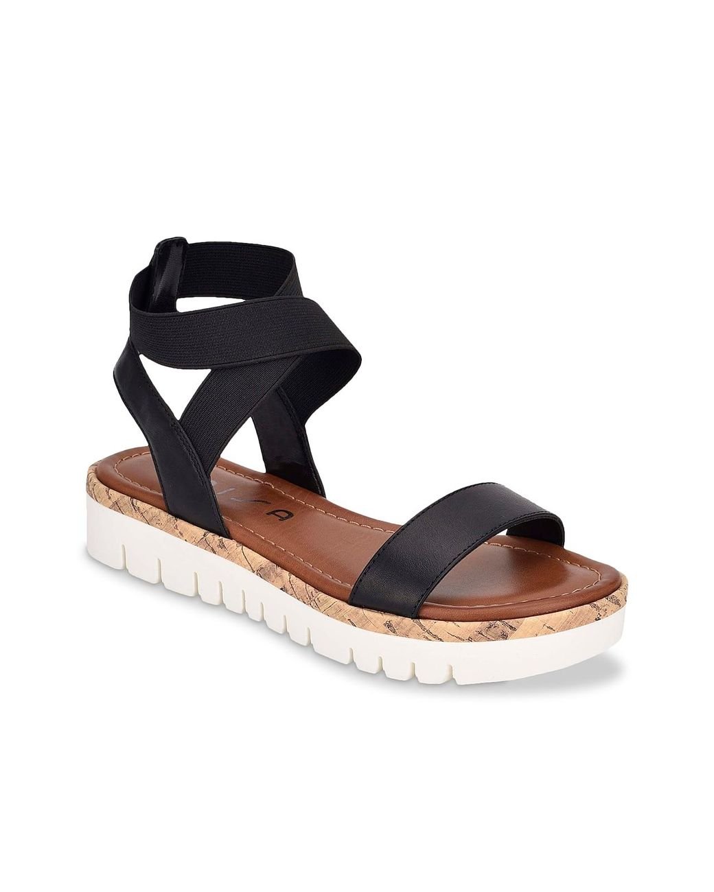 Unisa Brizza Platform Sandal in Black | Lyst
