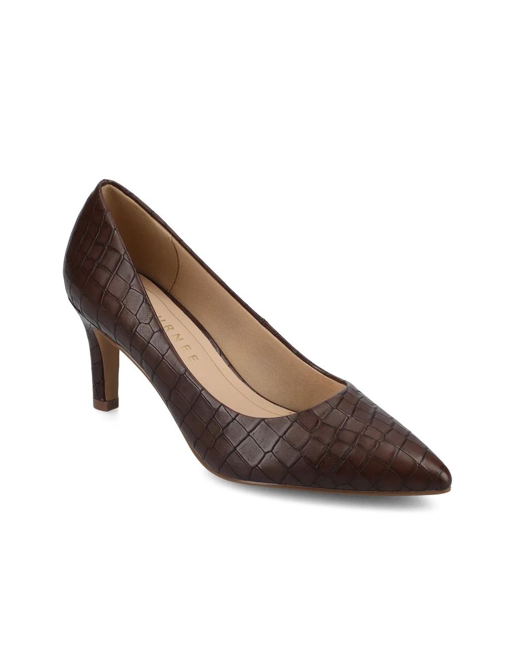 Journee Collection Black Scylee Pump