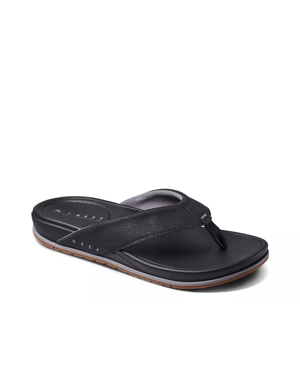 Reef Black Cushion Bonzer Sandal for men