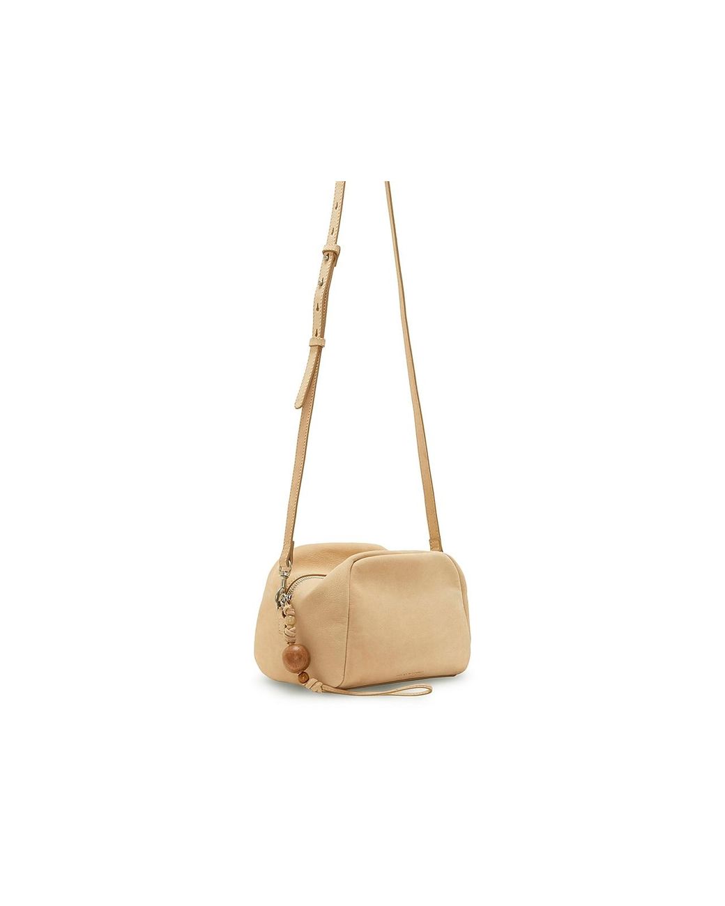 Lucky Brand Kata Leather Crossbody Bag in Natural | Lyst