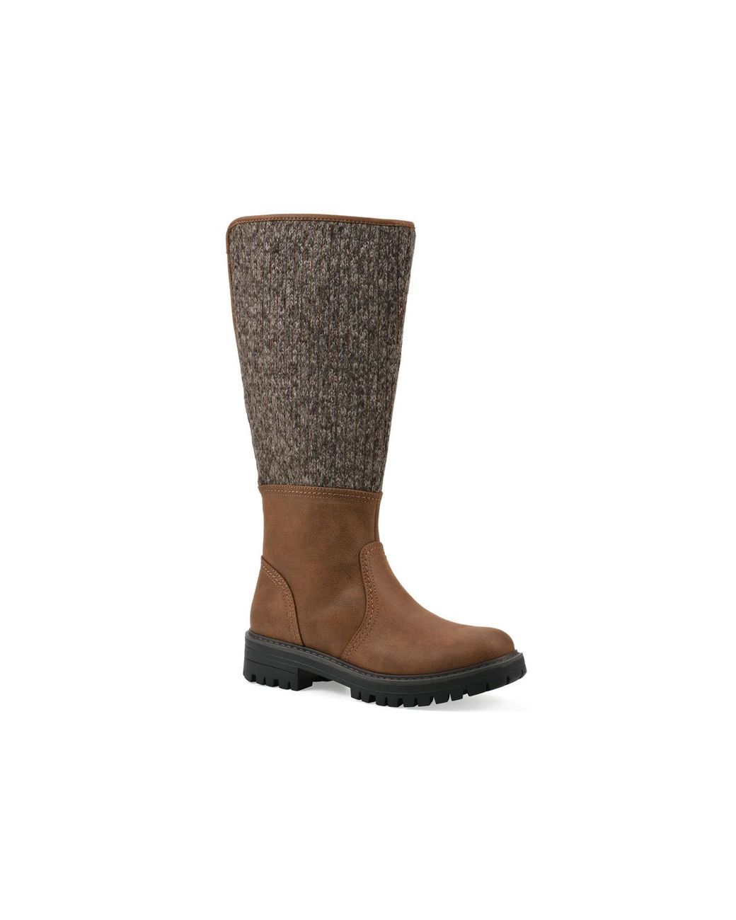 White Mountain Black Malia Combat Boot