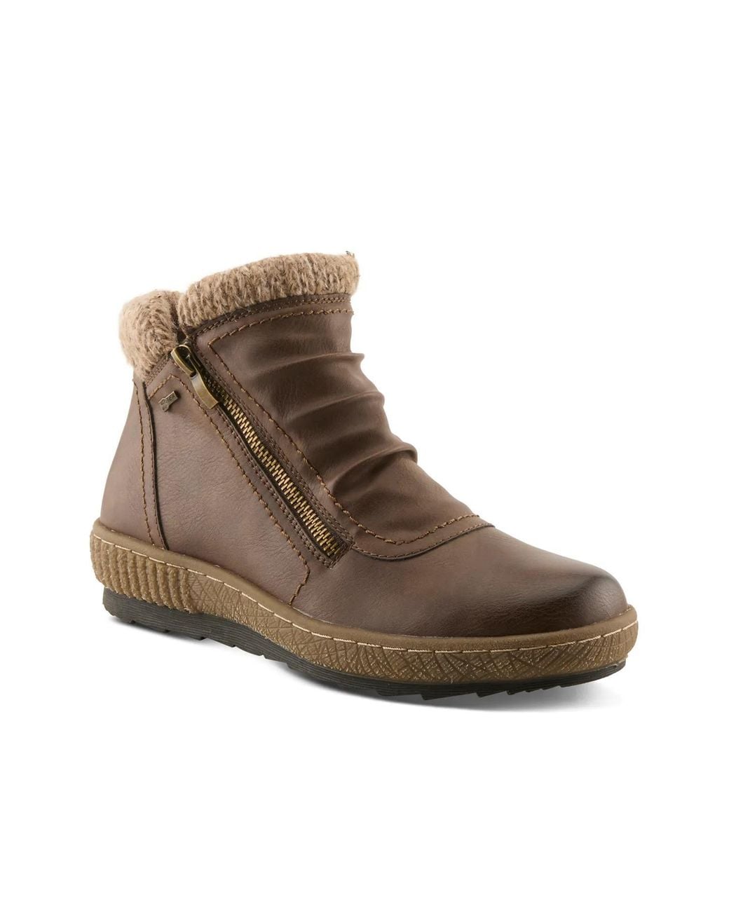 Spring Step Brown Cleora Bootie