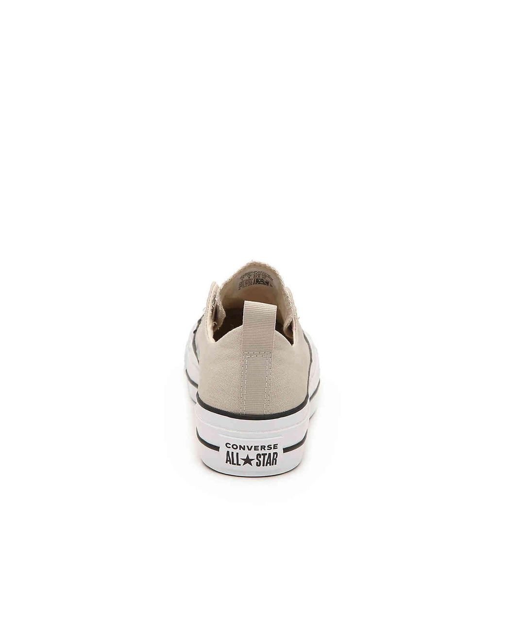 Converse Chuck Taylor All Star Fashion Lift Platform Slip on Sneaker in Natural Lyst