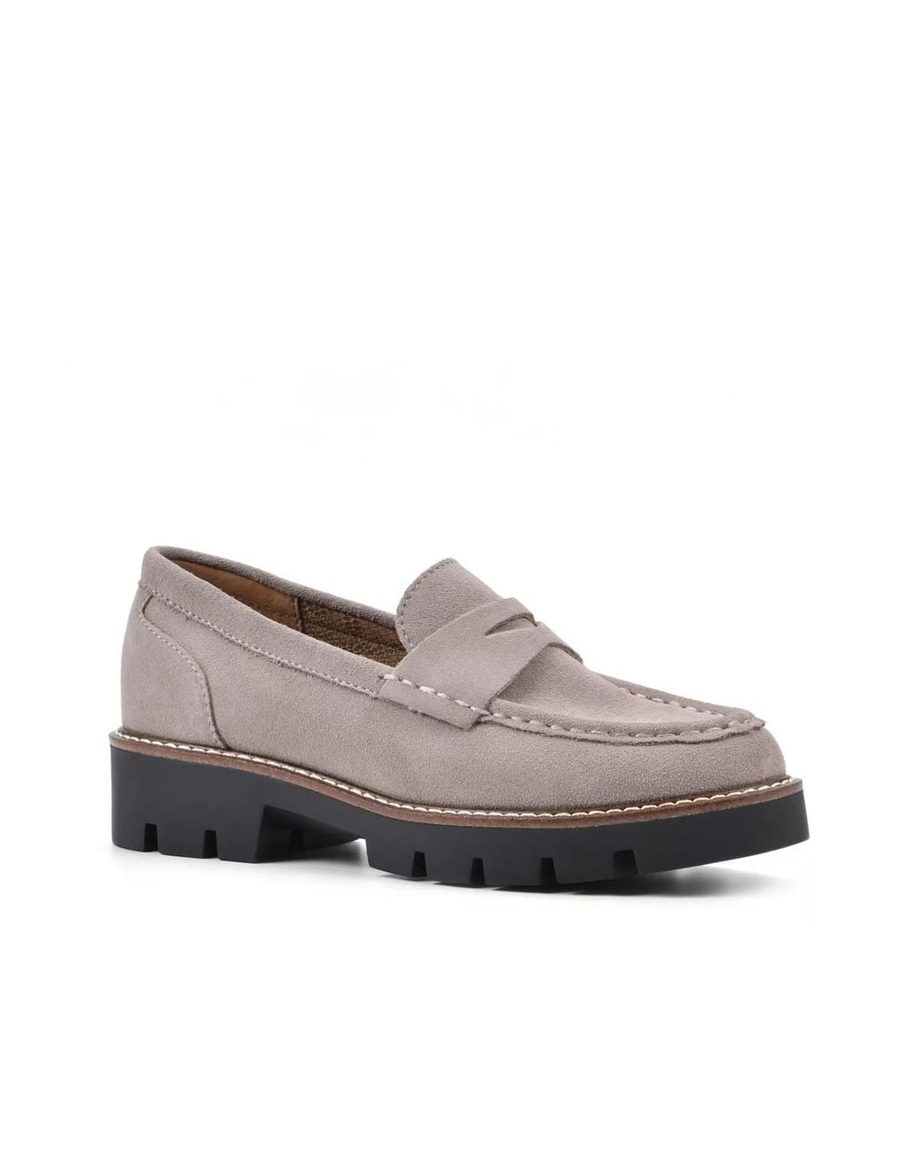 White Mountain Gray Gunner Loafer