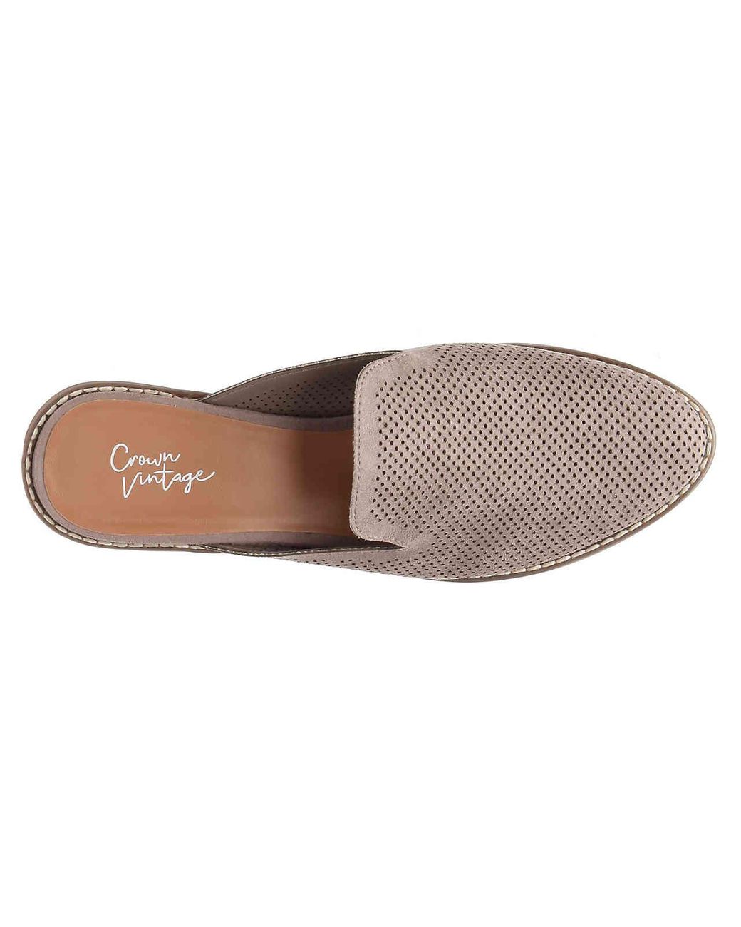 crown vintage mules