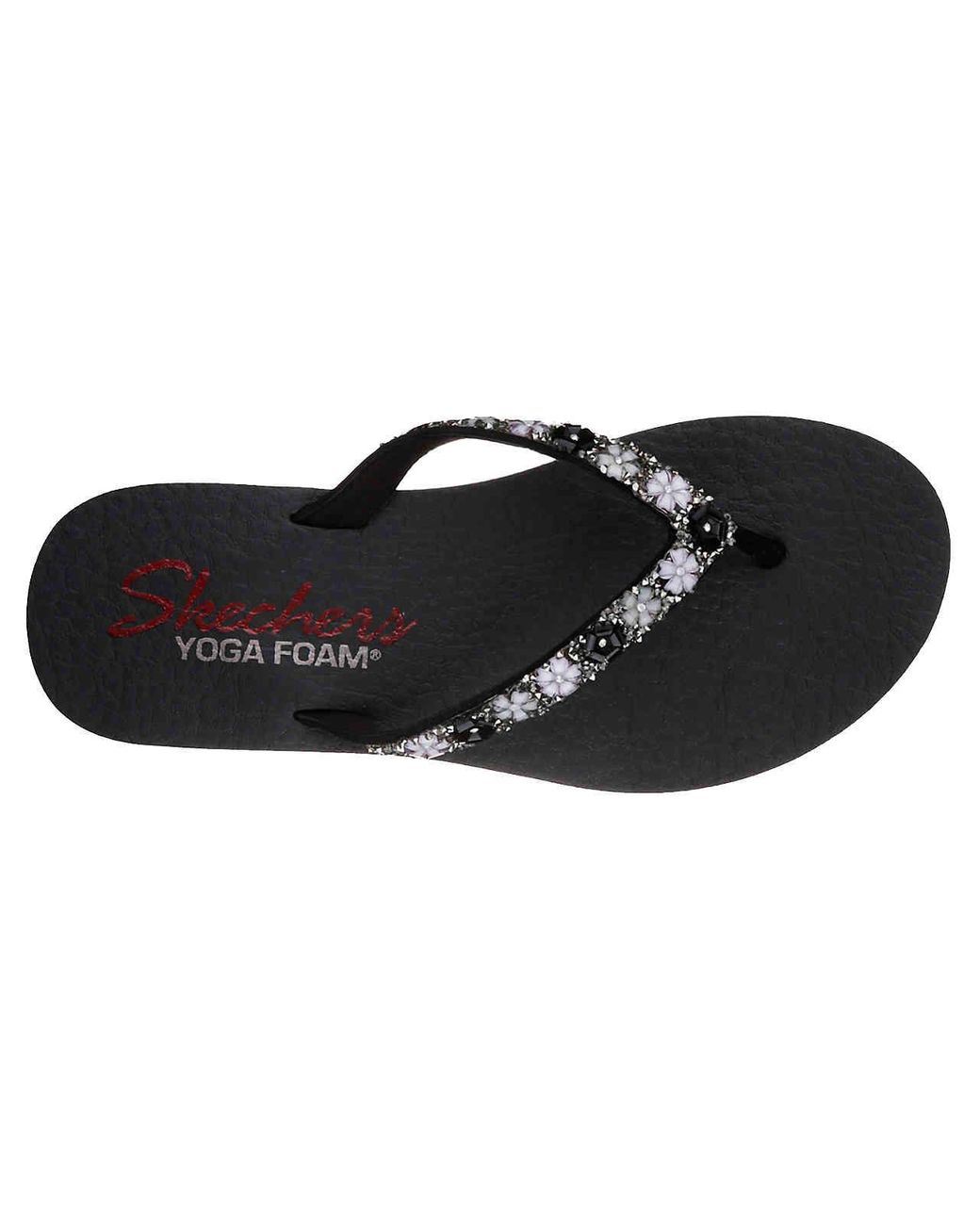 Skechers Synthetic Cali Meditation Daisy Delight Flip Flop