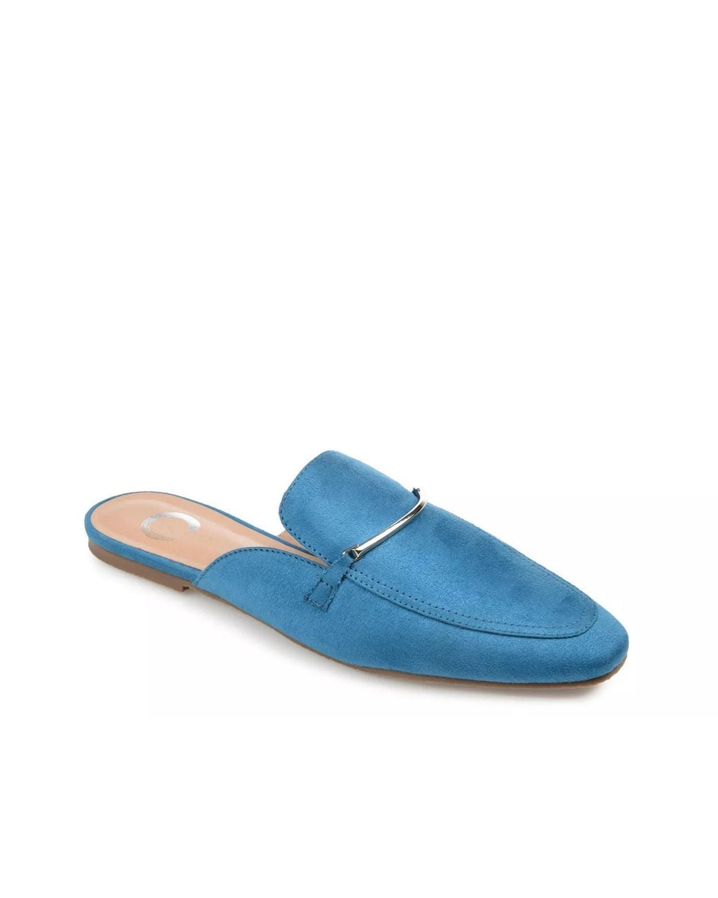 Journee Collection Blue Ameena Mule