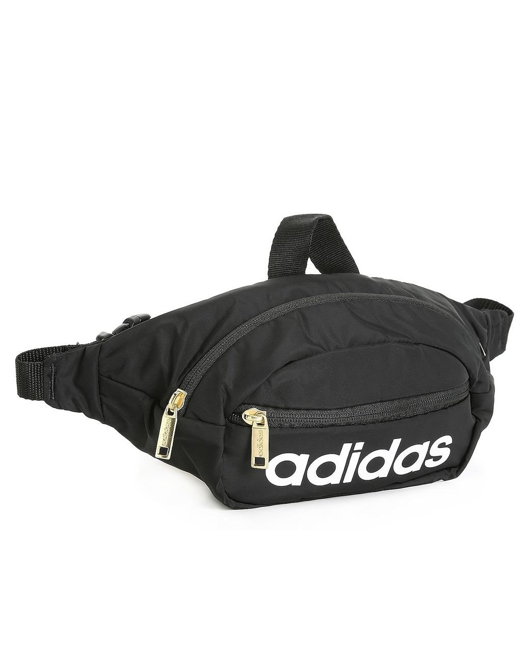 adidas Synthetic Core Waist Pack in Black/ White/ Gold (Black) - Save 24% |  Lyst