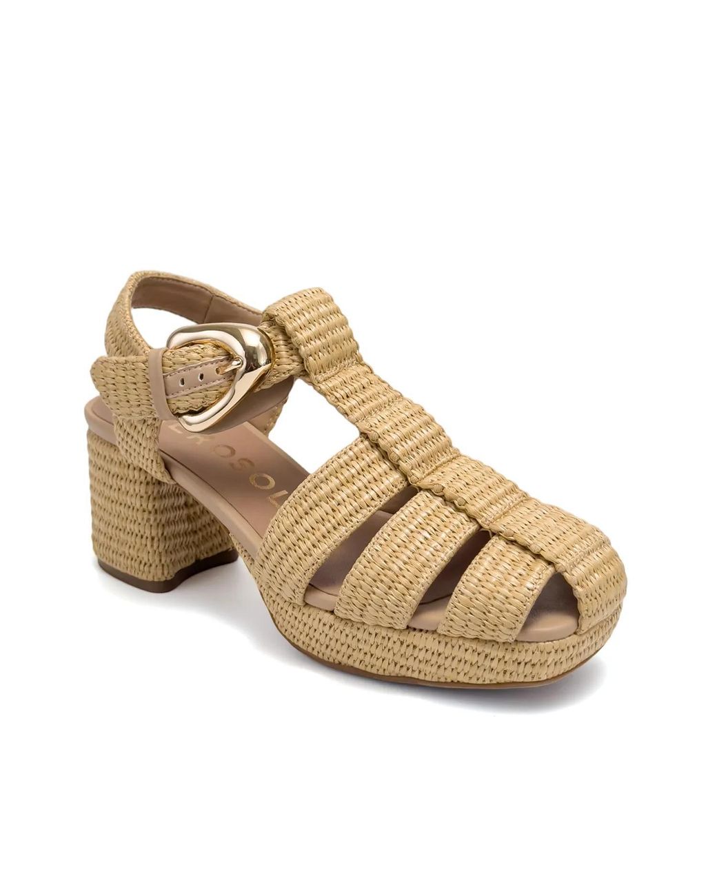 Aerosoles Metallic Soave Platform Sandal