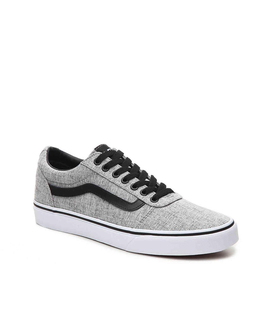 Vans Ward Lo Canvas Sneaker in Gray for Men | Lyst