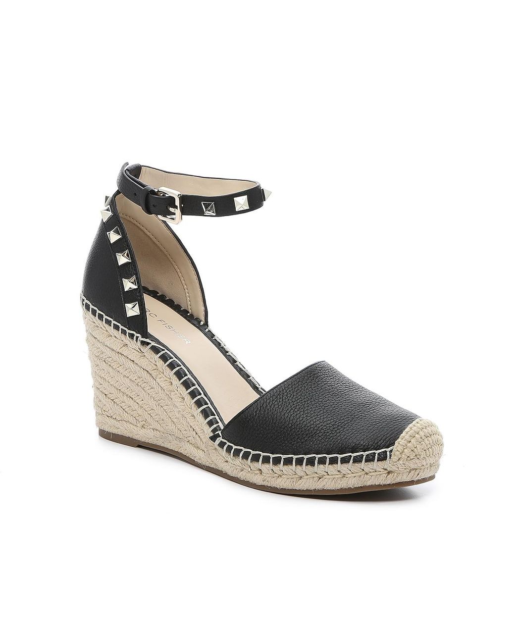 Marc Fisher Sakti Espadrille Sandal in Black Lyst