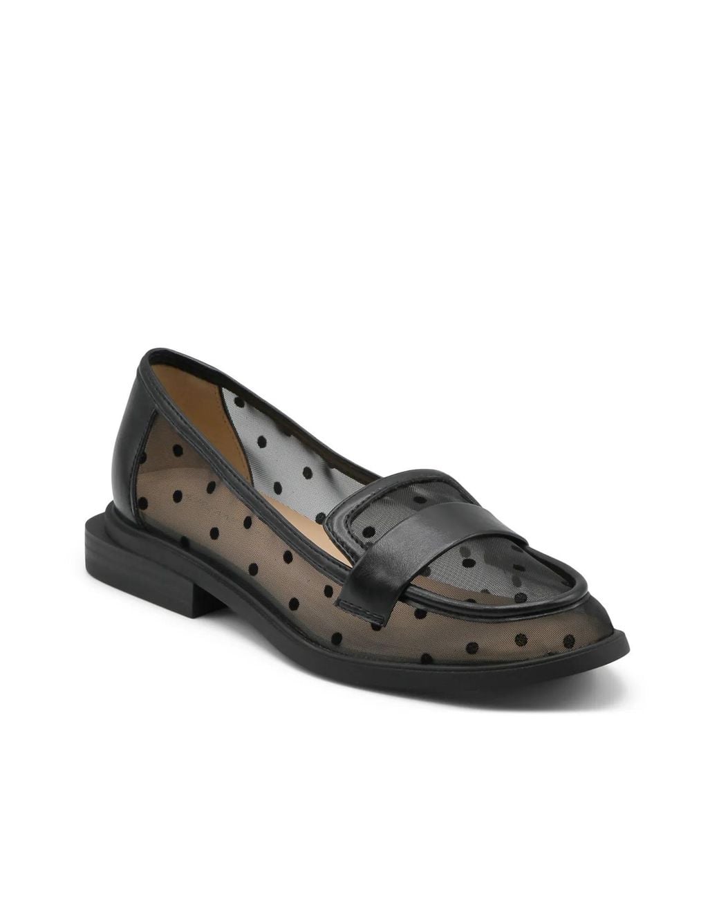 Adrienne Vittadini Black Compass Loafer