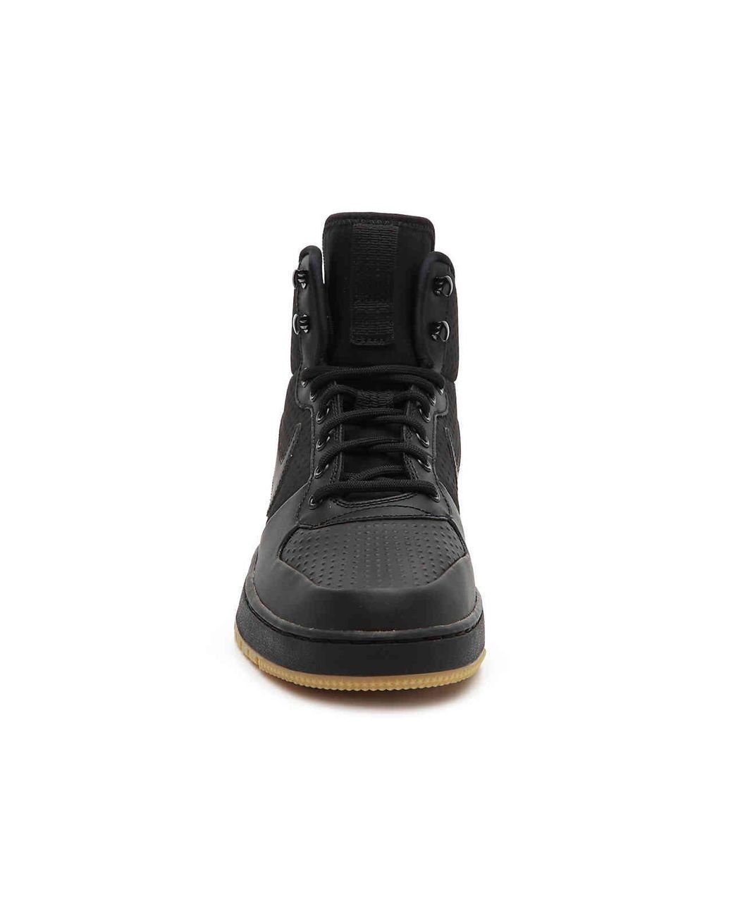 Nike Ebernon High-top Sneaker in Black for Men | Lyst