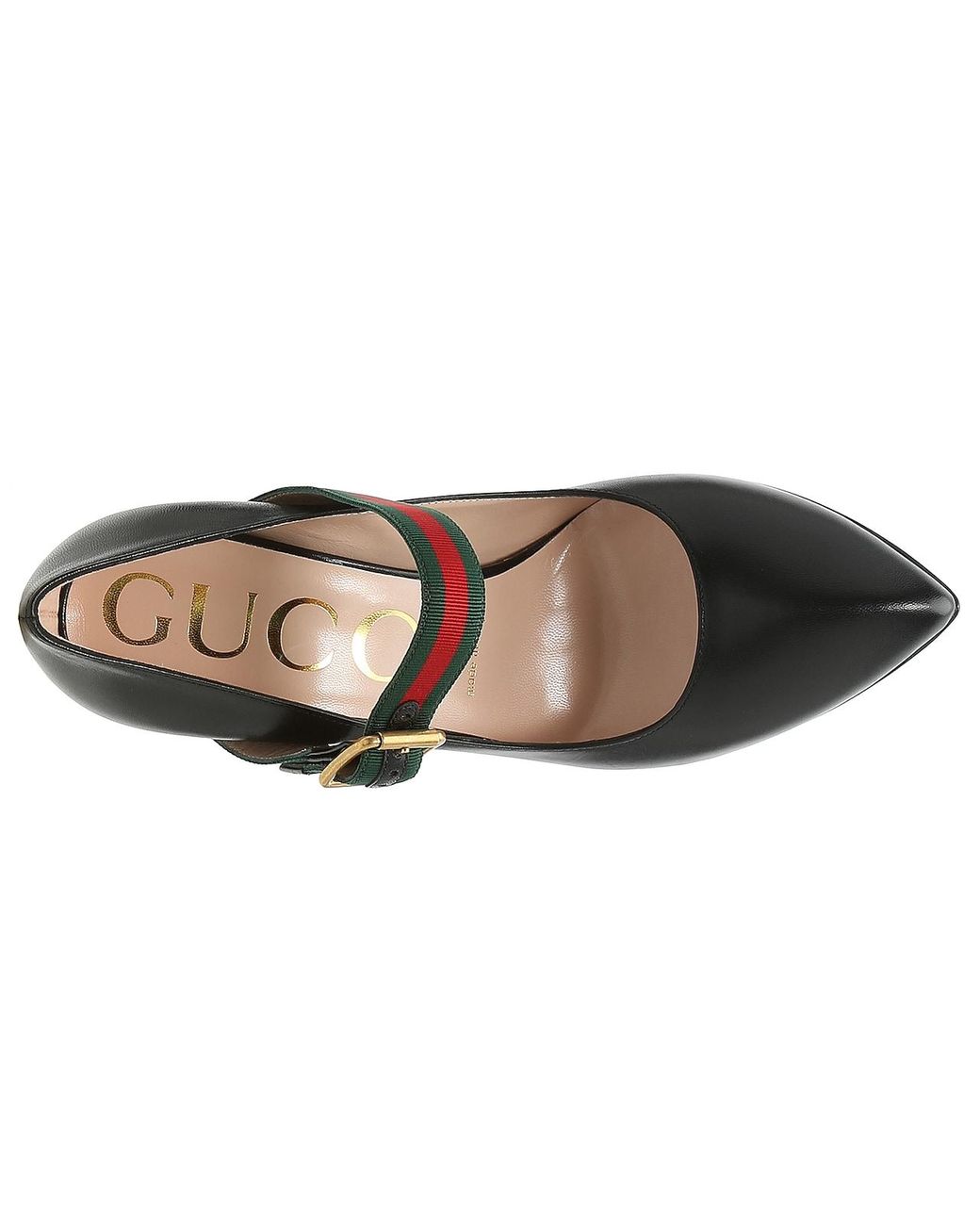 Gucci Sylvie Pump in Black | Lyst