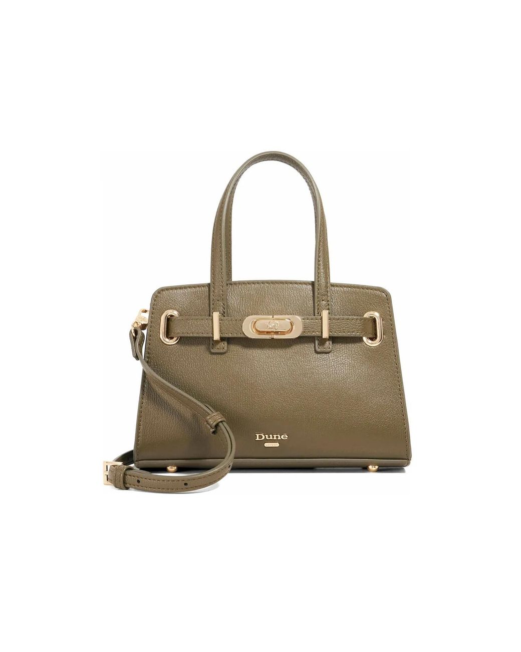 Dune Green Dinkydefine Leather Satchel